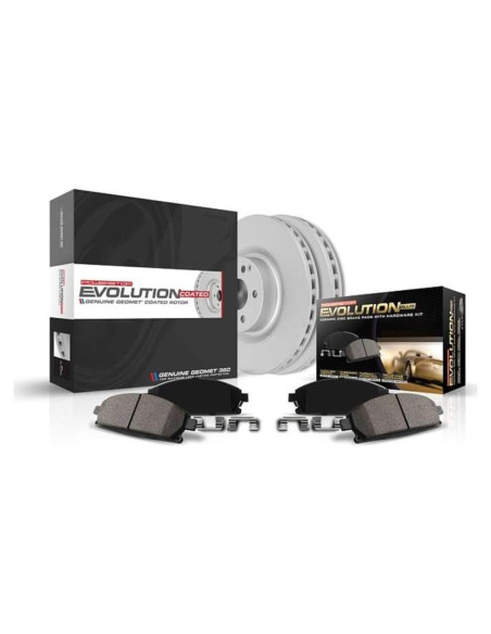 Kit de Freno Delantero Power Stop CRK4669 Cerámico Geomet