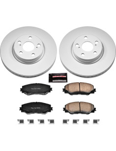 Kit de Freno Delantero Power Stop CRK4669 Cerámico Geomet 2