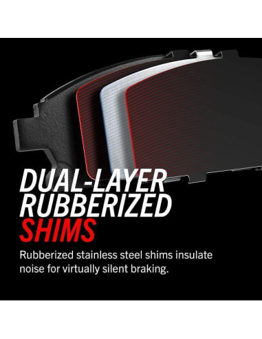 Kit de Freno Delantero Power Stop CRK4669 Cerámico Geomet