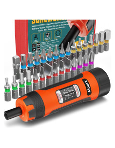 Juego de Destornilladores de Par Aiourx 31 Piezas 1-11 Nm