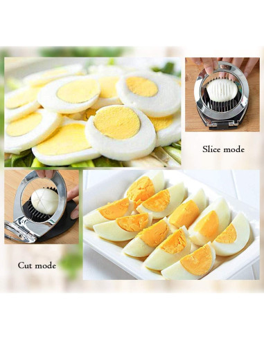 Cortador de Huevos BIBURY Multifuncional Acero Inoxidable