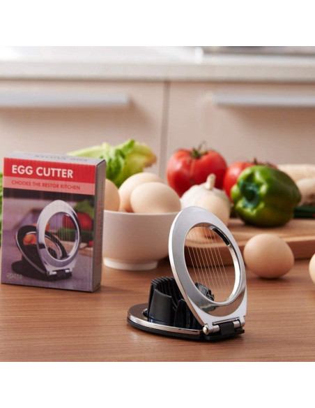 Cortador de Huevos BIBURY Multifuncional Acero Inoxidable