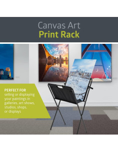 Soporte Plegable para Impresiones Pearington - Negro, 99x54cm 2