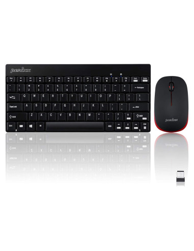 Teclado y Ratón Inalámbricos Perixx PERIDUO-712B Negro