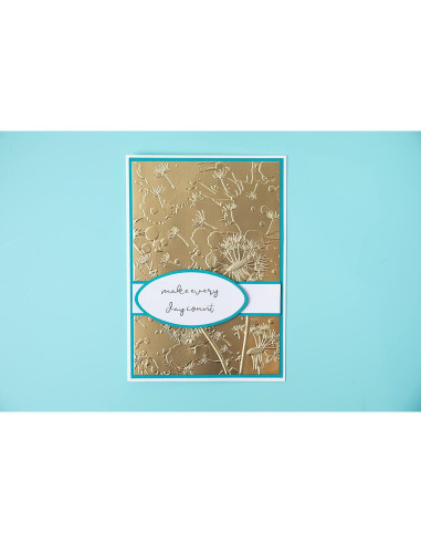 Carpeta de Embossing 3D Sizzix Diente de León 665001 Multicolor