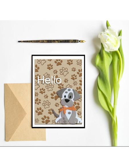 Carpeta de Embossing 3D Huella de Perro y Gato On-Airstore