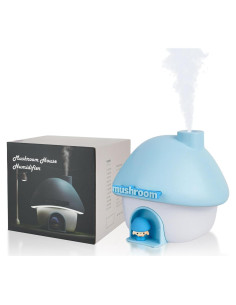 Humidificador Mini Portátil Genérico 300ml Luz Nocturna Azul