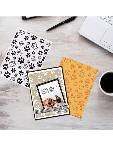 Carpeta de Embossing 3D Huella de Perro y Gato On-Airstore