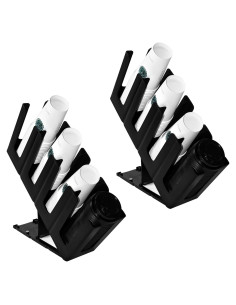 Dispensador de Tazas Desechables Riiriou 2 Paquetes 4 Compartimentos