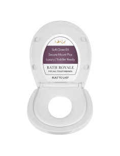 Asiento de Entrenamiento para Baño Bath Royale BR720-00 Redondo Blanco