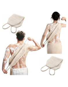 Esfregador Corporal Exfoliante MARRASSA 2pcs Sisal Natural