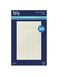 Carpeta de Embossing 3D Tejida Spellbinders 13.97 x 21.60 cm
