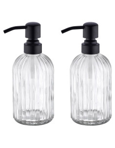 Dispensador de Jabón de Vidrio Leetcp 480ml 2 Paquetes