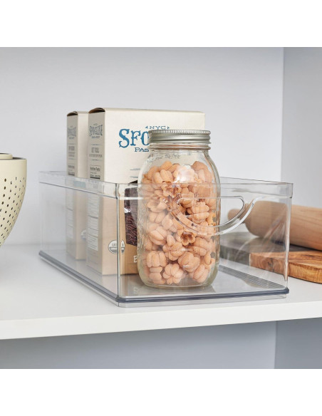 Bin de Almacenamiento iDesign 40.6x20.3x12.7cm Transparente