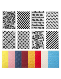 Carpetas de Relieve Geiserailie 8 Piezas 15x10.5 cm Estilo Clásico