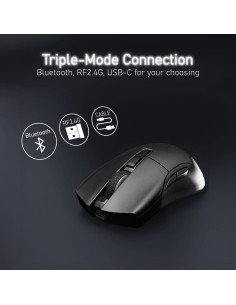 Ratón Inalámbrico para Juegos iRocks M31R 26000 DPI Negro 2