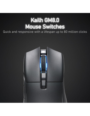 Ratón Inalámbrico para Juegos iRocks M31R 26000 DPI Negro