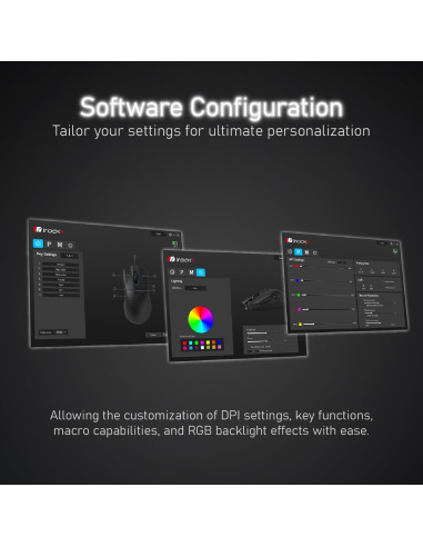 Ratón Inalámbrico para Juegos iRocks M31R 26000 DPI Negro