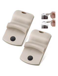 Abridores de Tarros Dreyoo - 2 Piezas Beige, Imán Fuerte