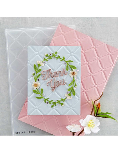 Carpeta de Embossing 3D Spellbinders Tufted 12.7x21.6 cm