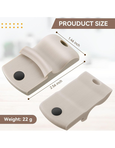 Abridores de Tarros Dreyoo - 2 Piezas Beige, Imán Fuerte