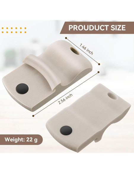 Abridores de Tarros Dreyoo - 2 Piezas Beige, Imán Fuerte