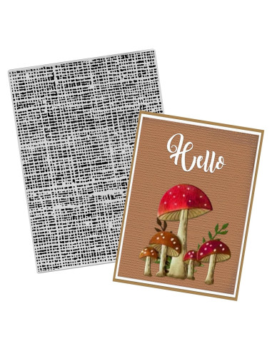 Carpeta de Embossing Vintage Threetols 21.1x15.2 cm