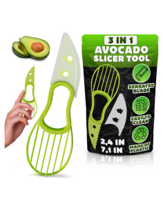 Cortador de Aguacate 3 en 1 NADOBA - Pelador y Removedor de Hueso