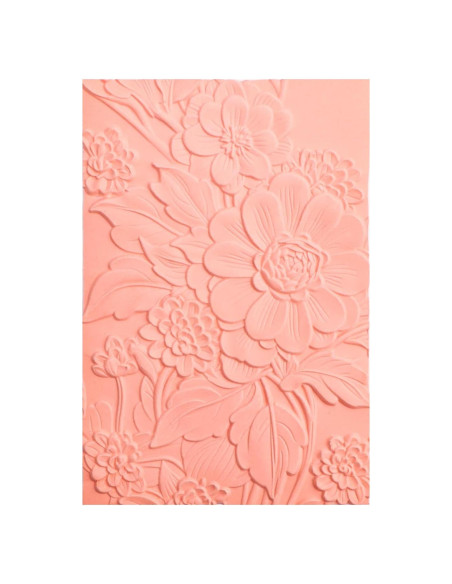 Carpeta de Relieve 3D BAOFALI para Scrapbooking Floración 16x11.5cm