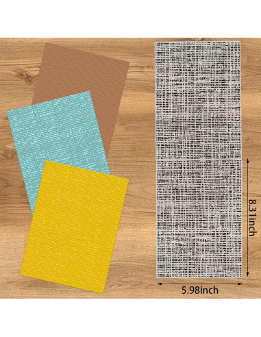 Carpeta de Embossing Vintage Threetols 21.1x15.2 cm