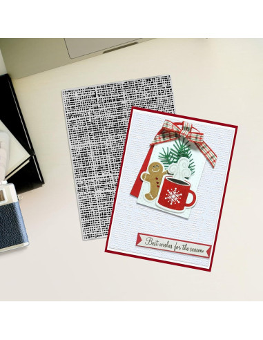 Carpeta de Embossing Vintage Threetols 21.1x15.2 cm