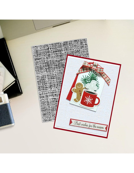 Carpeta de Embossing Vintage Threetols 21.1x15.2 cm