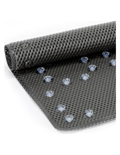 Alfombra de Baño Antideslizante DwEllAid 91x43cm Negra