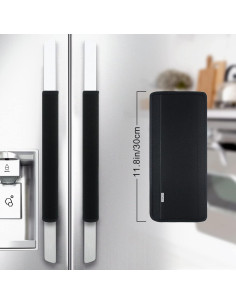 Cubiertas de Mango ZAWAGIIK 6 Pcs Antideslizantes Negro 2