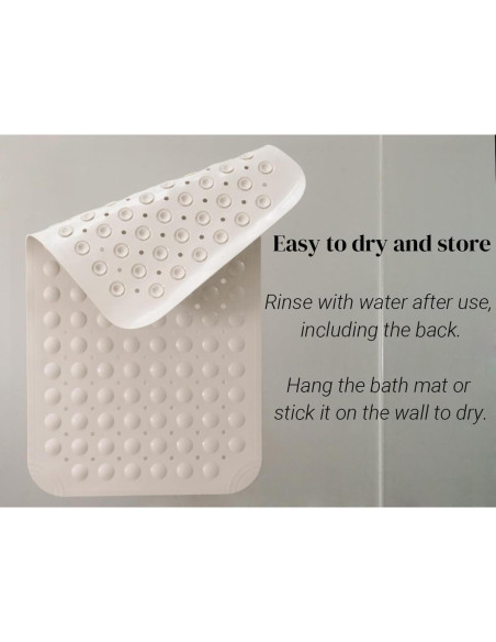 Alfombra de Baño Antideslizante CyanWind 70x38 cm Beige