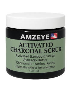 Exfoliante Detox AMZEYE Carbón Activado 159g - Suave y Nutritivo