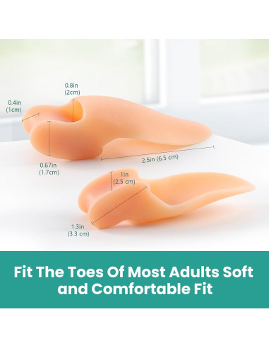 Almohadillas Correctoras para Juanetes Welnove - 8 Piezas Gel