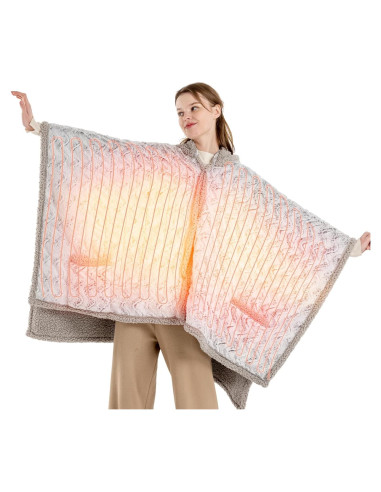 Manta Térmica Eléctrica Bearhug 152x127 cm, 6 Niveles de Calor