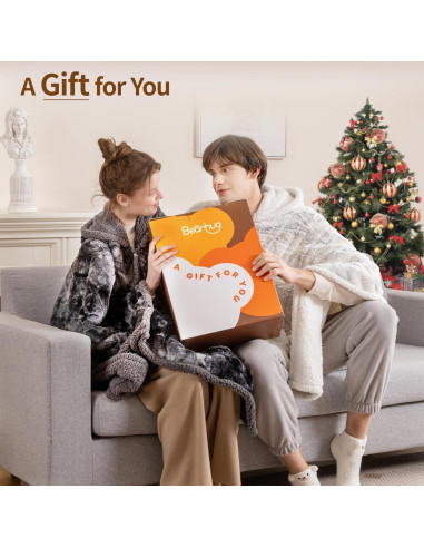 Manta Térmica Eléctrica Bearhug 152x127 cm, 6 Niveles de Calor