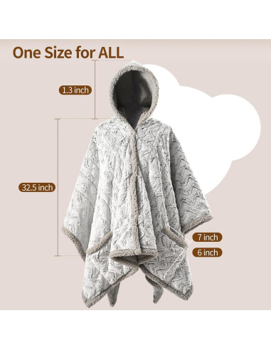 Manta Térmica Eléctrica Bearhug 152x127 cm, 6 Niveles de Calor