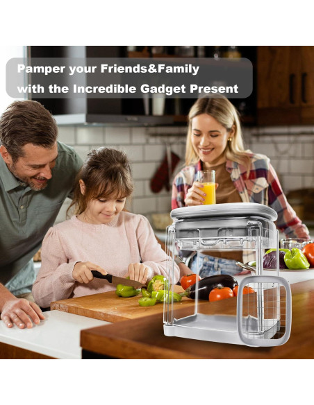 Cortador de Verduras Manual ZHANG XIAO QUAN 1628 - Acero Inoxidable