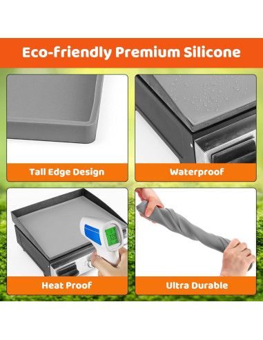 Cubierta Protectora Utheer para Plancha Blackstone 22" Silicona