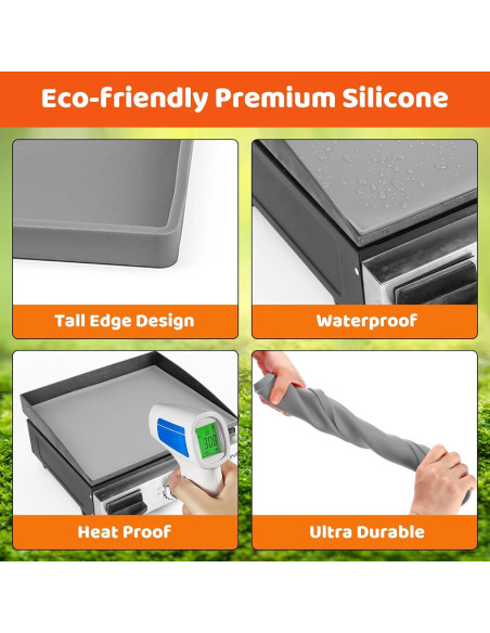 Cubierta Protectora Utheer para Plancha Blackstone 22" Silicona