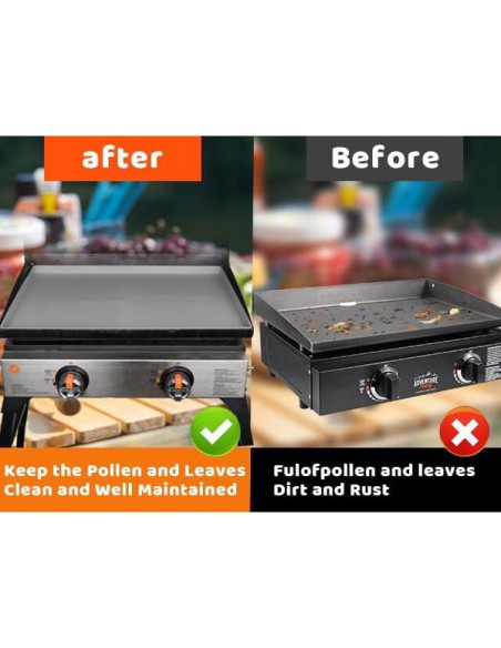 Cubierta Protectora Utheer para Plancha Blackstone 22" Silicona