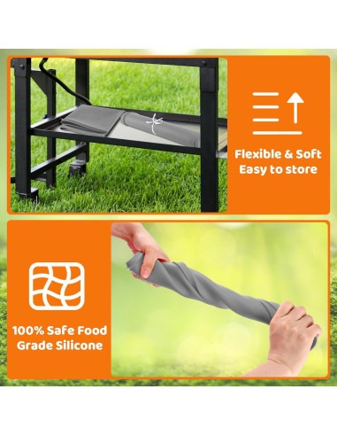 Cubierta Protectora Utheer para Plancha Blackstone 22" Silicona