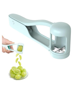 Cortador de Uvas Homnoble Azul con Cuchilla de Acero Inoxidable