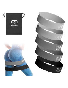 GOCHA Bandas de Resistencia 5 Niveles Láttex Natural para Ejercicio