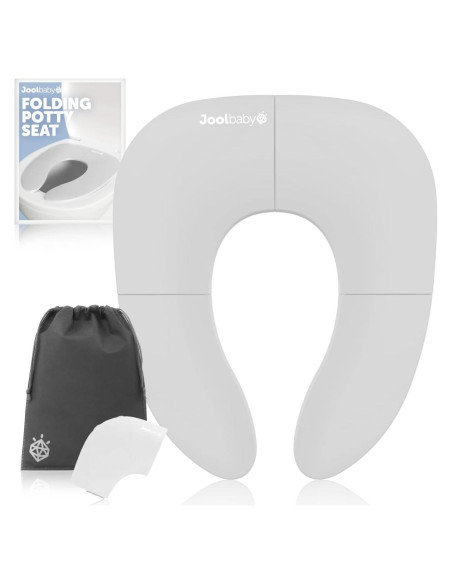 Asiento de Entrenamiento para Baño Plegable Jool Baby Gris