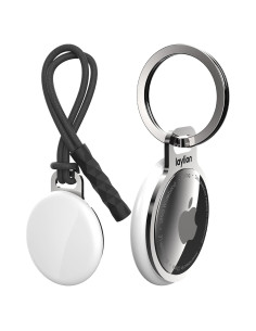 2 Paquete Llavero AirTag Laylion Acero Inoxidable Minimalista