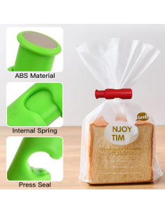 Clips para bolsas SpaLoo 6 Pcs, antideslizantes y duraderos 2